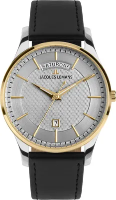 Jacques Lemans 1-2193E Herrenuhr London Quarz Zweifarbig 1
