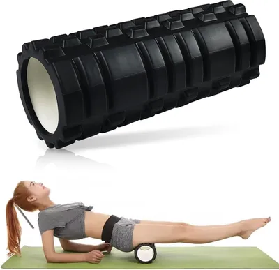 Produktbild von Schaumstoffrolle Massage, Netzmaterial, 33 cm, für Rücken und Beine
