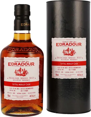 Produktbild von Edradour 11 Years Old ST. MICHAEL-EPPAN Merlot Cask #1 2012 48,2% Vol. 0,7l in Geschenkbox