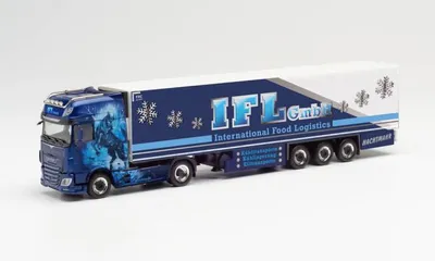 Produktbild von Herpa LKW DAF 106 XF Aerop. SSC Kühl-KSZ IFL Nachtmare 313261