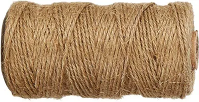 Produktbild von 300 Fuß Naturjute-Bindfaden, Geschenkschnur, Verpackungsschnur