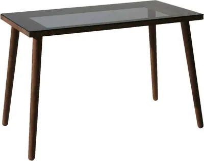 Produktbild von Schreibtisch Euphro, Mehrzweckschreibtisch, Bürotisch für PC, Eckschreibtisch, 110x60h73 cm, Nussbaum