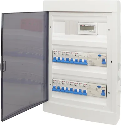 Produktbild von Unterverteilung Sicherungskasten Aufputz 36 Module 2xFI Schalter LS Schalter Zähler