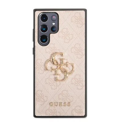 Zdjęcie produktu dla Guess Guhcs22L4Gmgpi S908 S22 Ultraróżowy/Pink Hardcase 4G Big Metal Logo
