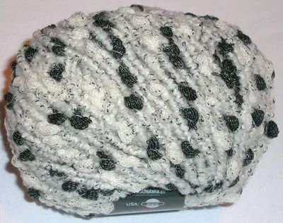 Produktbild von MANDOLA, tweediges Noppengarn von Schulana- weiß (1) - 50 g / ca. 50m Wolle