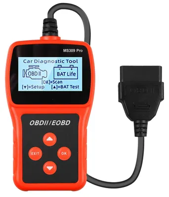 Obrázok produktu pre Diagnostický prístroj OBD2 pre automobily, čítač chybových kódov s podporou 10 jazykov