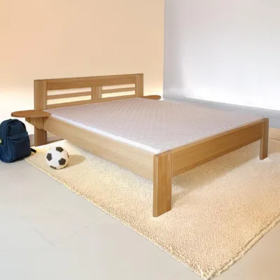 Produktbild von Massivholzbett Buche 180 x 200 cm Natur