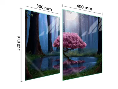 Obrázek produktu pro Skleněná Ochranná Deska Pro Dřevo 70X52