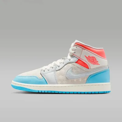 Obrázok produktu pre Nike Jordan 1 Mid "Sail Hot Lava Blue Chill" Blue, veľkosť: 40