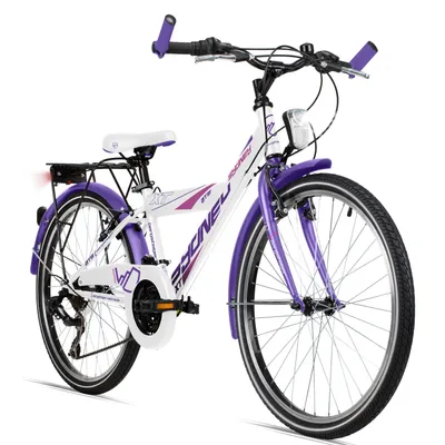 Produktbild von Bergsteiger Sydney 24 Zoll Kinderfahrrad, geeignet für 8, 9, 10, 11 Jahre, StVZO, Shimano 6 Gang-Schaltung, Jungen-Fahrrad mit Dynamo-Licht