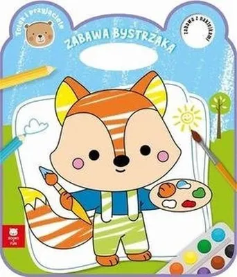 Zdjęcie produktu dla Kolorowanka dla dzieci Lisek Zabawa Bystrzaka