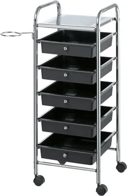 Produktbild von Comair Stapelboy Coiffeur 32x33x81,5cm sz Trolley Coiffeur black