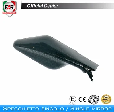 Immagine prodotto di Specchietto carena omologato FAR 5357 sinistro nero