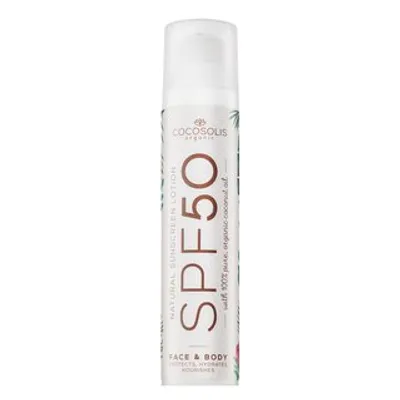 Obrázok produktu pre COCOSOLIS Prírodné mlieko na opaľovanie SPF50 opaľovací krém s hydratačným účinkom 100 ml