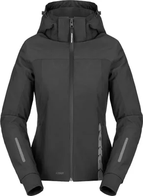 Immagine prodotto di Giacca a cappuccio impermeabile da moto da donna Spidi H2Out II, colore nero, taglia S