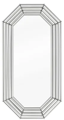 Produktbild von Casa Padrino Luxus Wohnzimmer Spiegel / Wandspiegel 98 x 7 x H. 188 cm - Luxus Möbel