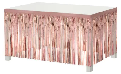 Immagine prodotto di Rivestimento del tavolo / battiscopa in lamina frangiata oro rosa