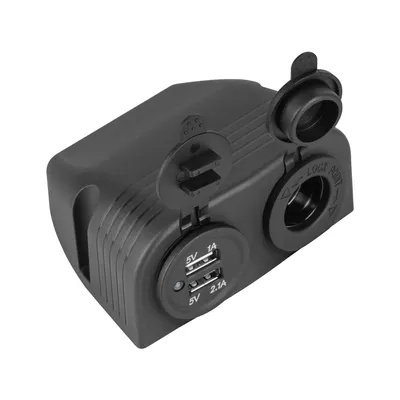 Immagine prodotto di Caricatore da auto 2xUSB + presa accendisigari PY-CHR0005