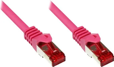 Image de Good Connections Cat.6 Patchkabel S/FTP magenta 1m
