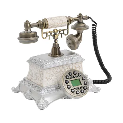 Image de Téléphone fixe antique Nostalgique Téléphone filaire Rétro Décoration