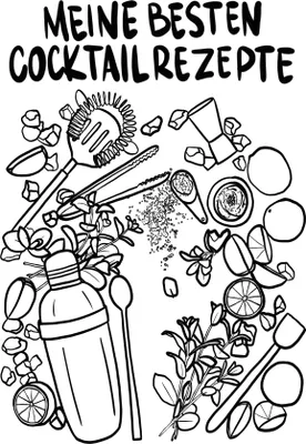 Produktbild von Meine besten Cocktail Rezepte zum Selberschreiben