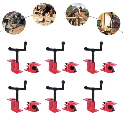 Produktbild von Set von 6/8 Rohrzwingen für Holzleim und Tischlerarbeiten