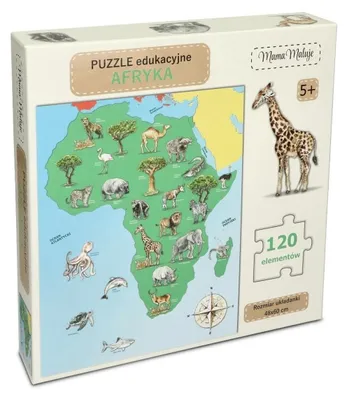 Image de 120 puzzles éducatifs Afryka (jouets, puzzles)
