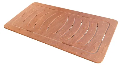 Obrázok produktu pre Príslušenstvo Castelmerlino pre sprchu, vyrobené z námořské preglejky, prírodná farba, rozmer 121 x 62 cm