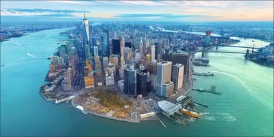 Produktbild von Leinwandbild Manhattan 100x50 cm