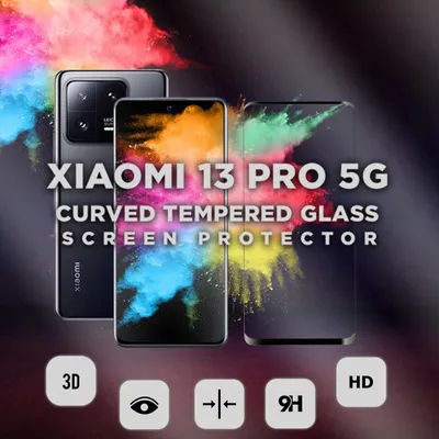 Produktbild von 1-Pack Xiaomi 13 PRO (5G) Displayschutzfolie - Gehärtetes Glas 9H - Super Qualität 3D