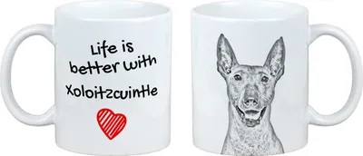 Immagine prodotto di Art-Dog Tazza in Vetroceramica – Xoloitzcuintle