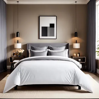 Produktbild von L'Essentiel Linge de Maison, Tonne Grise - 01, Ranforce Einzelbettbezug (FR), 100 % BAUMWOLLE RANFORCE, Weiß, 140 x 200 cm