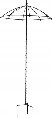 Image de Spalier de jardin - Support pour plantes grimpantes - Métal - Hauteur 190 cm - Pour roses et lierre - Noir