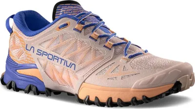 Immagine prodotto di Bushido III Woman, Mauve/Cobalt Blue, taglia 37,5, ZFRS084P21B13375, scarpe da montagna low cut da donna - La Sportiva