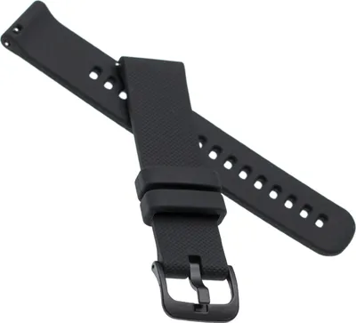 Produktbild von vhbw Ersatz Armband kompatibel mit Garmin Active S, Vivoactive 4s Fitnessuhr, Smartwatch - 10,7 + 8,2 cm Silikon schwarz