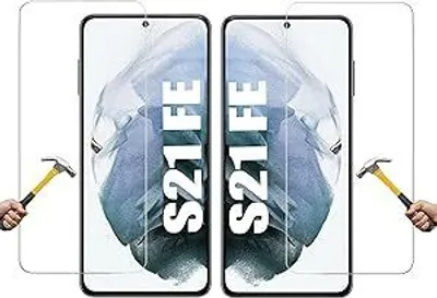 Produktbild von ino 2x Schutzglas kompatibel mit Samsung Galaxy S21FE Panzerglas  Panzerfolie Displayschutzglas Schutz Glasfolie Displayglas 9H