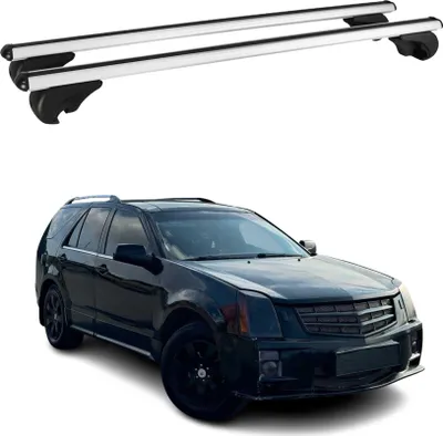 Produktbild von Dachträger Grundtäger für Cadillac SRX 2004-2009 75kg Aluminium Silber 2 tlg