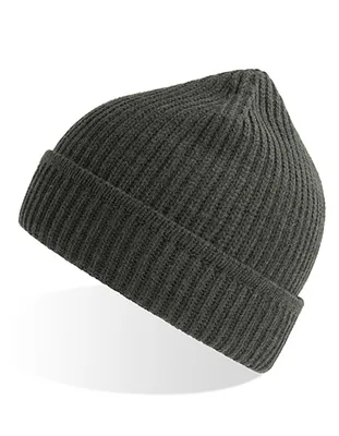 Immagine prodotto di Atlantis MAPB | Maple Beanie Cappello invernale in poliestere riciclato - Colore: Grigio scuro melange - Taglia: Unica