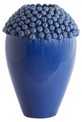 Obrázek produktu pro Light&living Dekorativní váza Ø 39,5 × 57 cm LOVRO, keramika, tmavě modrá