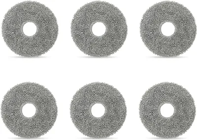 Produktbild von 6 Stück Wischtücher Zubehör für Roborock Saros 10R/10/QV 35S/QV 35A/Qrevo Pro/Qrevo S/Qrevo Master/Qrevo Slim/Qrevo Curv/Qrevo Edge/Qrevo Edge S5A/Saros Z70 Ersatzteile