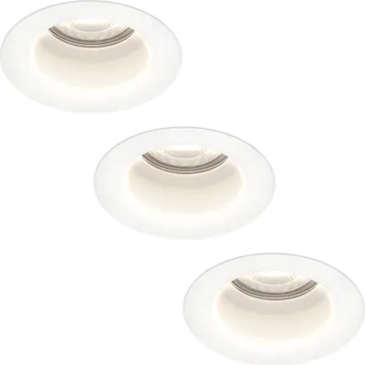 Produktbild von hoftronic LED Einbaustrahler 3,8W 270 Lumen 6000K Weiß IP65 3er Set