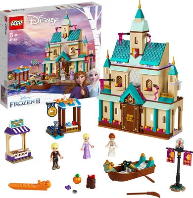 Produktbild von LEGO 41167 Disney Frozen ll Schloss Arendelle, Elsas Schloss aus Einkönigin 2 mit Prinzessinnen Anna und Elsa als Mini-Puppen, Spielzeug ab 5 Jahre
