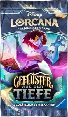 Produktbild von Disney Lorcana - Geflüster aus der Tiefe Booster (Deutsch)
