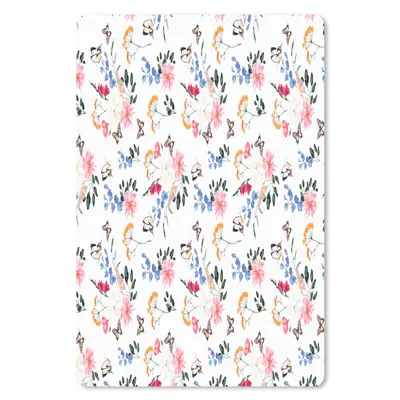 Produktbild von MuchoWow® Mauspad Mousepad Blumen - Muster - Pastell 18x27 cm - Mousepads - Maus Mat - Pad - Mausunterlage