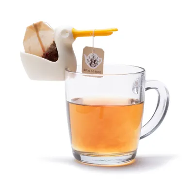 Zdjęcie produktu dla Peleg Design Pelicup: Uchwyt na torebkę herbaty - zabawny uchwyt na torebkę herbaty w kształcie pelikana