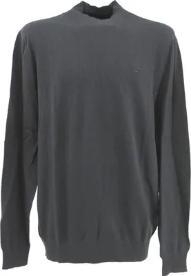 Produktbild von 33250 Lerros, ,  Herren Troyer Pullover Pulli Stehkragen, feiner Glattstrick, schwarz, 3XL
