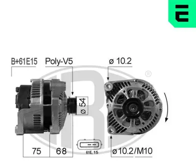 Immagine prodotto di Generatore ERA, modello x 210669A