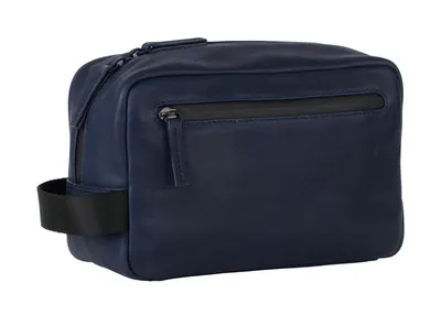 Produktbild von LEONHARD HEYDEN Leder Kulturbeutel Den Haag Washbag Blue blau