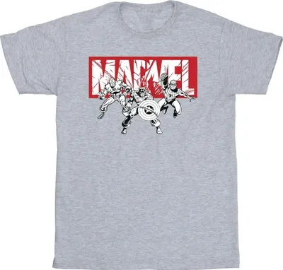 Produktbild von Marvel - T-Shirt für Herren BI38045 (M) (Grau)