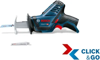 Produktbild von Bosch GSA 10.8 V-LI, Lithium-Ion (Li-Ion), 10.8 V, 1.3 Ah, 1.2 kg, Schwarz, Blau - ohne Akkus